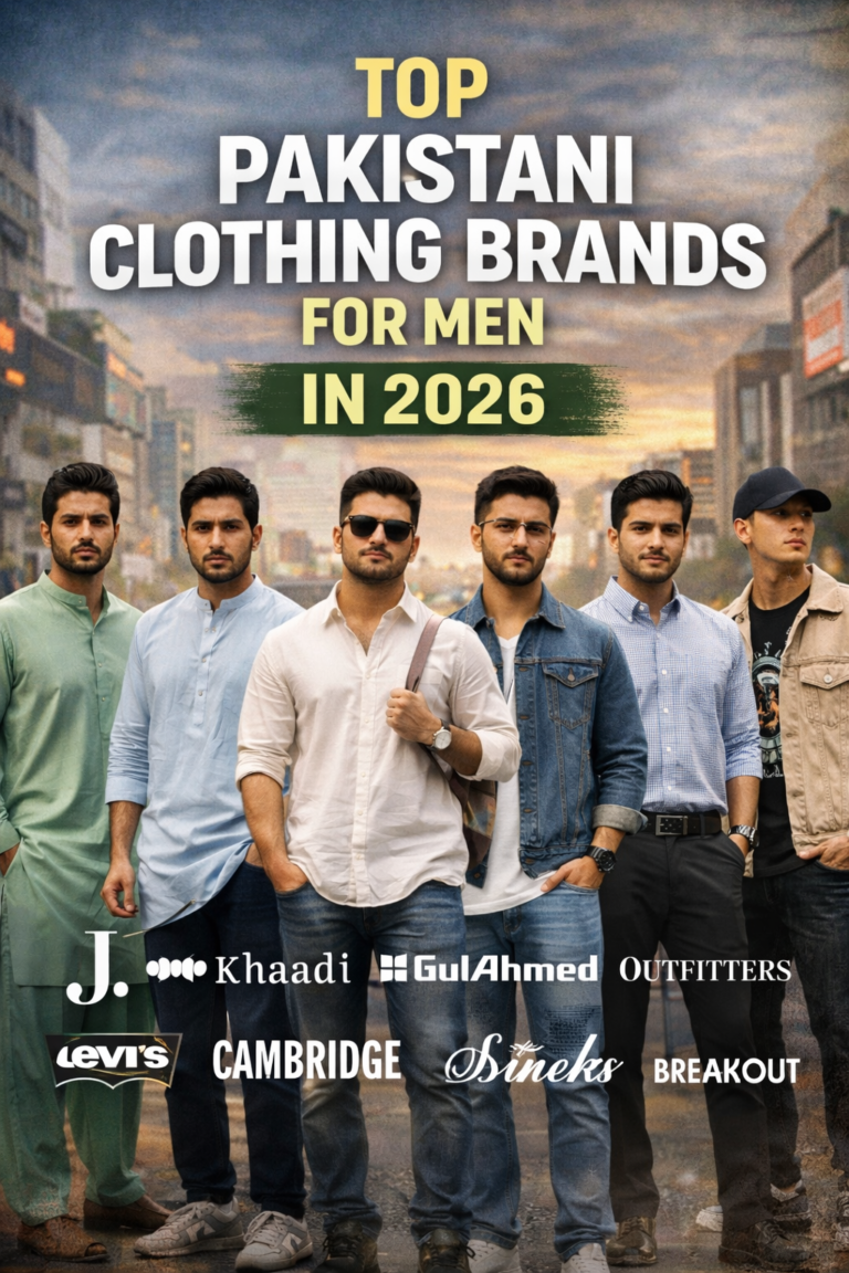 Top Pakistani Clothing Brands for Men in 2026