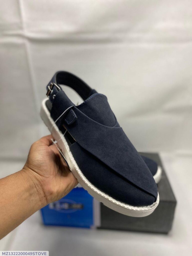 Men’s Premium Blue Suede Fancy Sandals – Stylish, Comfortable & Perfect for Formal and Casual Wear