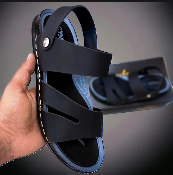 Men’s Fancy Black Sandals in Pakistan – Premium Comfort, Modern Style & Everyday Durability