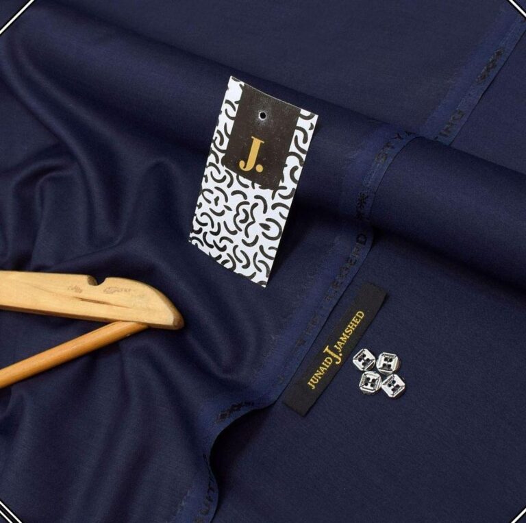 Premium Blue Wash And Wear Suit for Men – Stylish Unstitched Summer Wear with 4 Meter Fabric