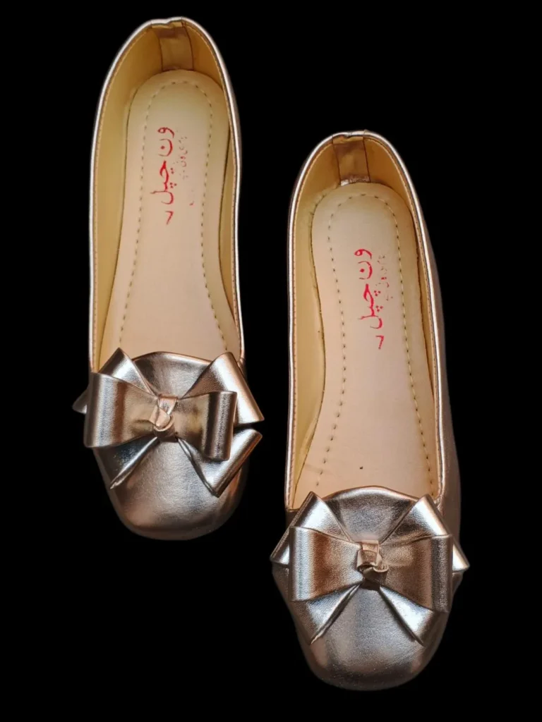 Elegant Golden Women’s Pumps – Stylish Fancy Synthetic Leather Shoes for Weddings & Parties