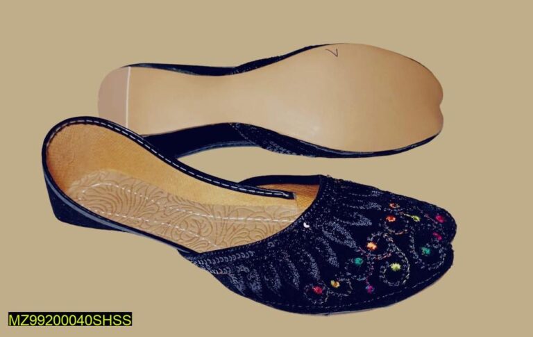 Elegant Velvet Khussa for Women in Pakistan – Handmade Embroidered Traditional Footwear for Weddings, Eid & Casual Wear