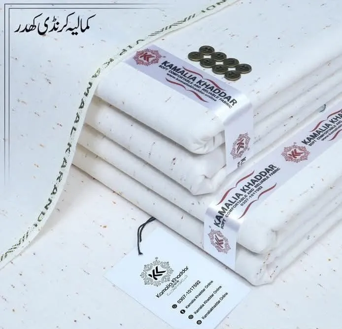 Premium Off White Karandi Textured Suit for Men – Elegant Winter Wear for Weddings & Formal Occasions